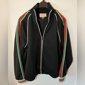 GUCCI GG Jacquard Jersey Zip Jacket - M